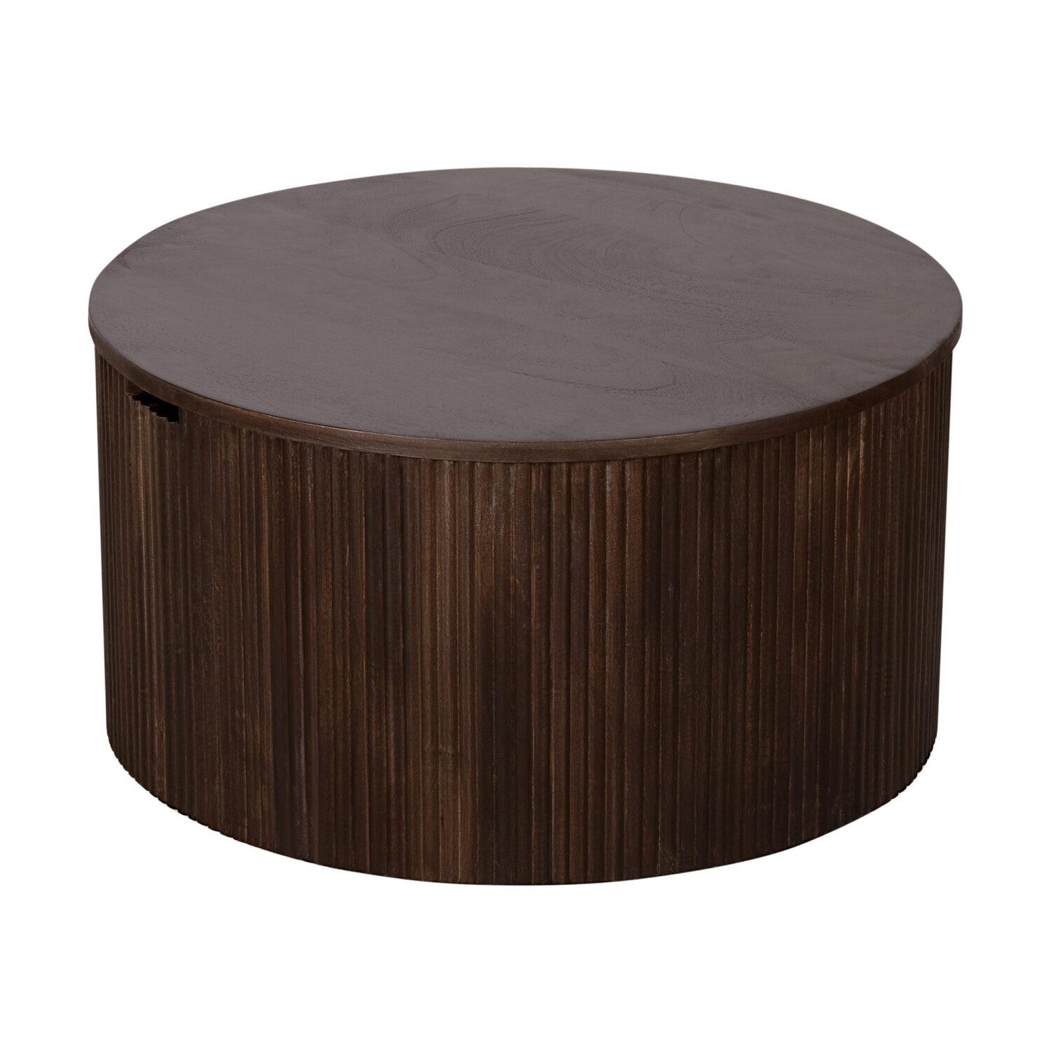 salontafel, salontafel Lonne, tafel, ronde salontafel, Lonne salontafel, walnoot bruine salontafel Lonne