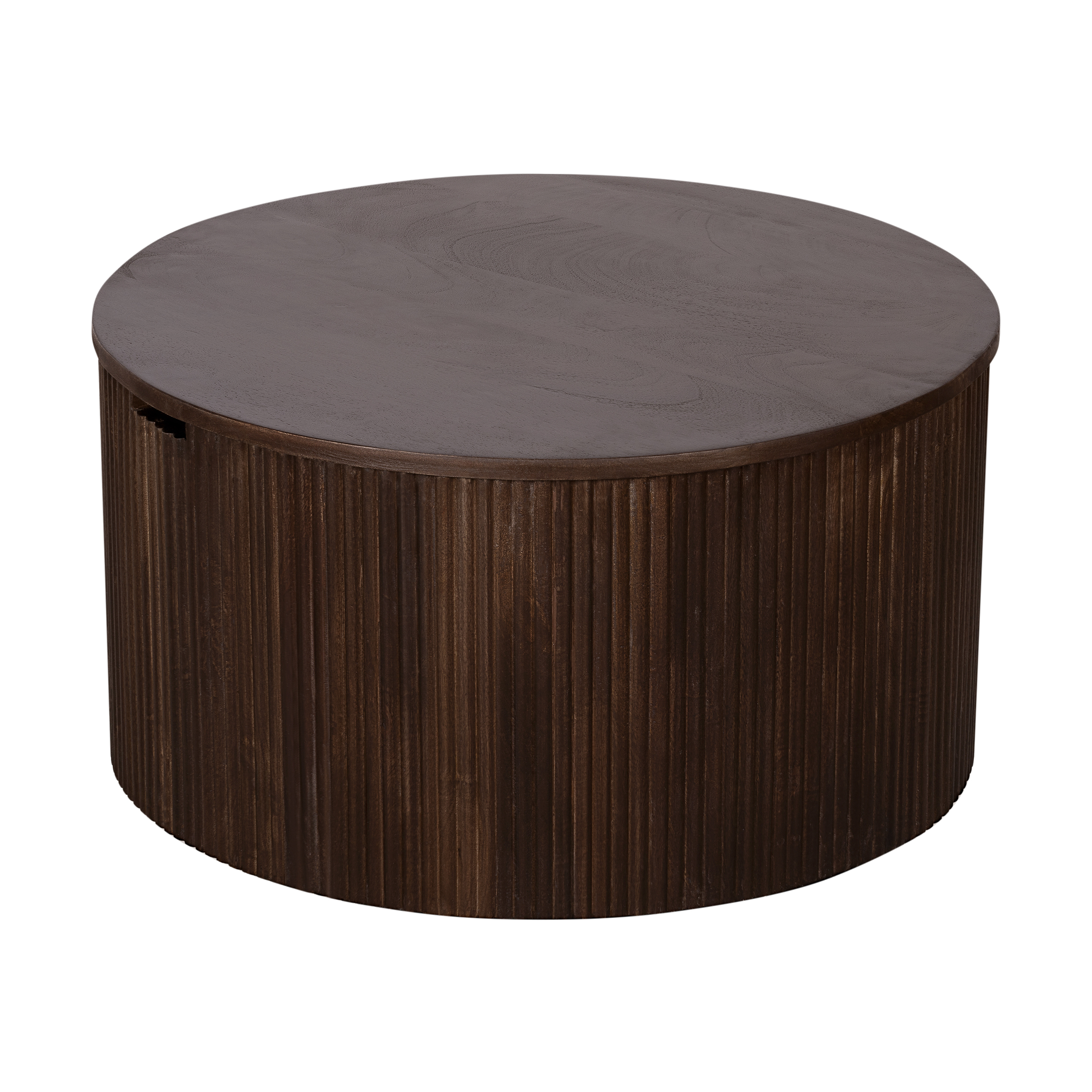 salontafel, salontafel Lonne, tafel, ronde salontafel, Lonne salontafel, walnoot bruine salontafel Lonne