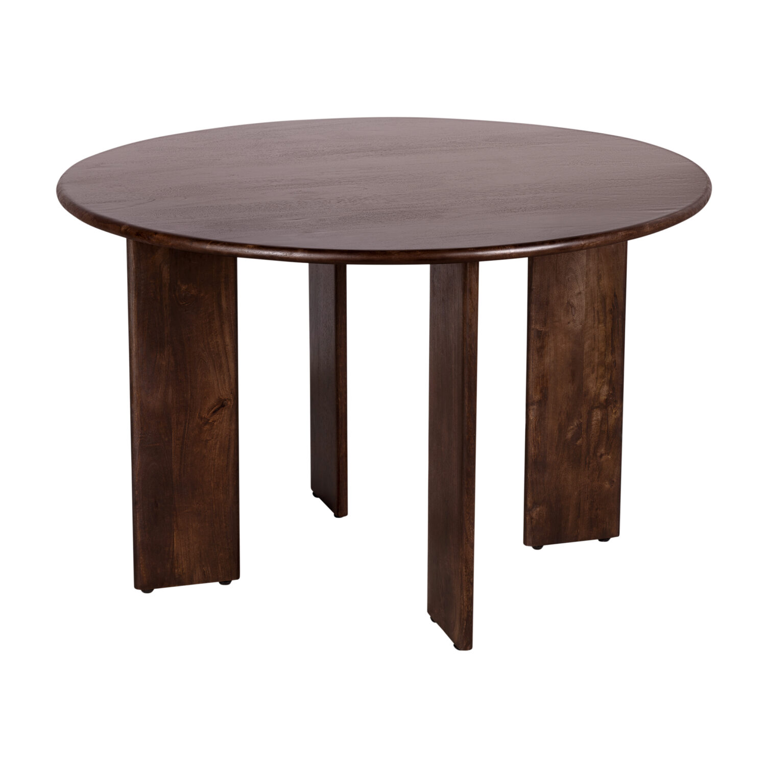ronde Lila eettafel, ronde eettafel van hout, eettafel, tafel,