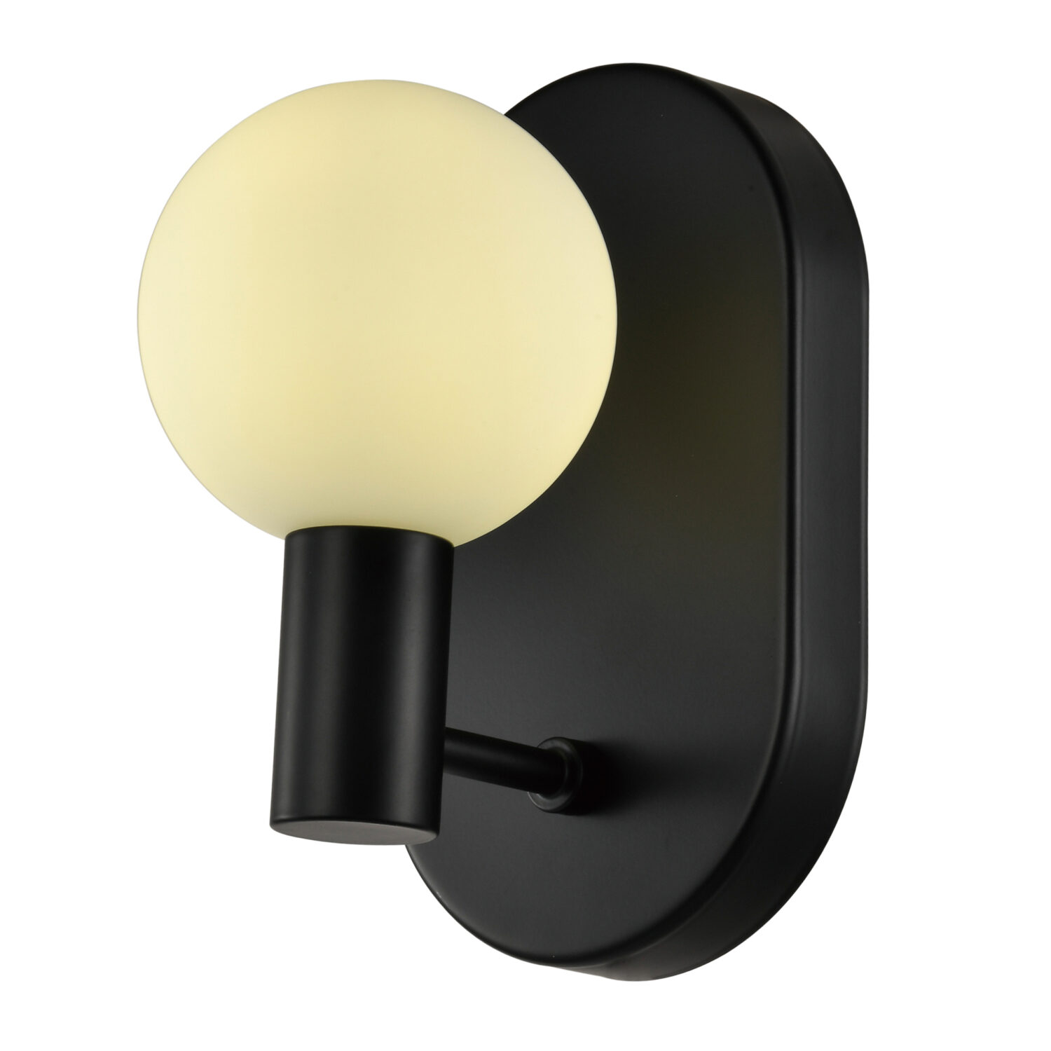ronde zwarte wandlamp, zwarte wandlamp, ronde glazen kap, wandlamp bol, wandlamp zwart, wandlamp, zwarte wandlamp, sfeer