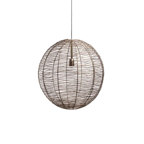 Hanglamp NATHAN antiek brons Ø55x55cm – Default Title