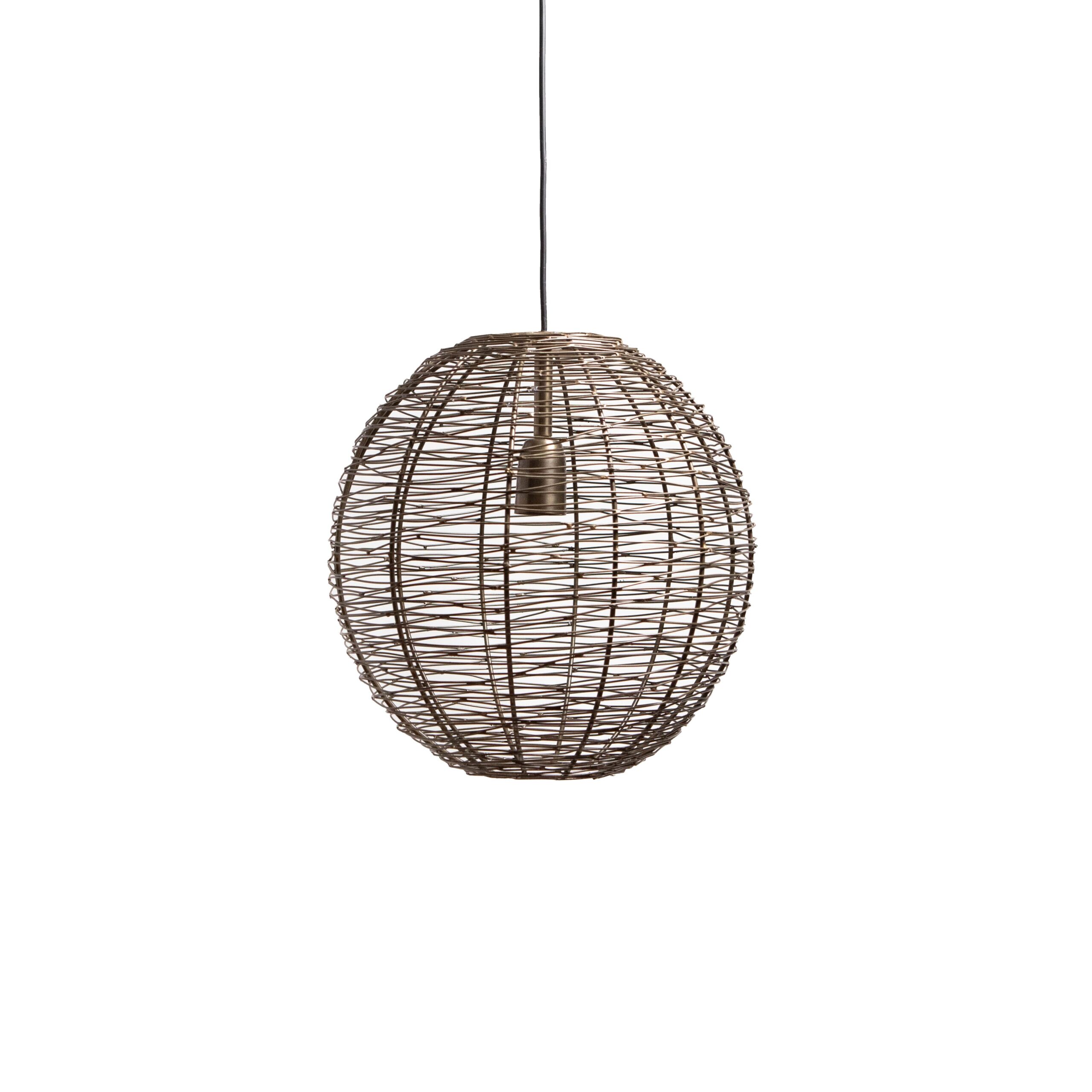 QUVIO Hanglamp modern – Hoekig design – Diameter 33 cm – Zwart