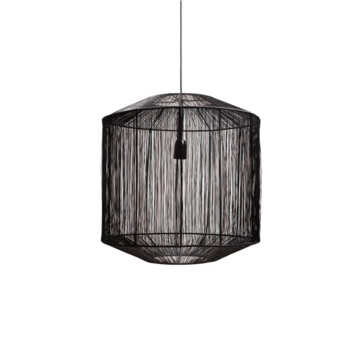 Hanglamp SENNA mat zwart Ø40x43cm – Default Title