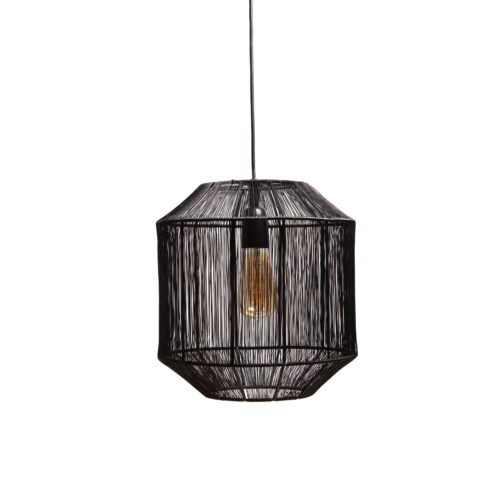 Hanglamp SENNA mat zwart Ø30x32cm – Default Title