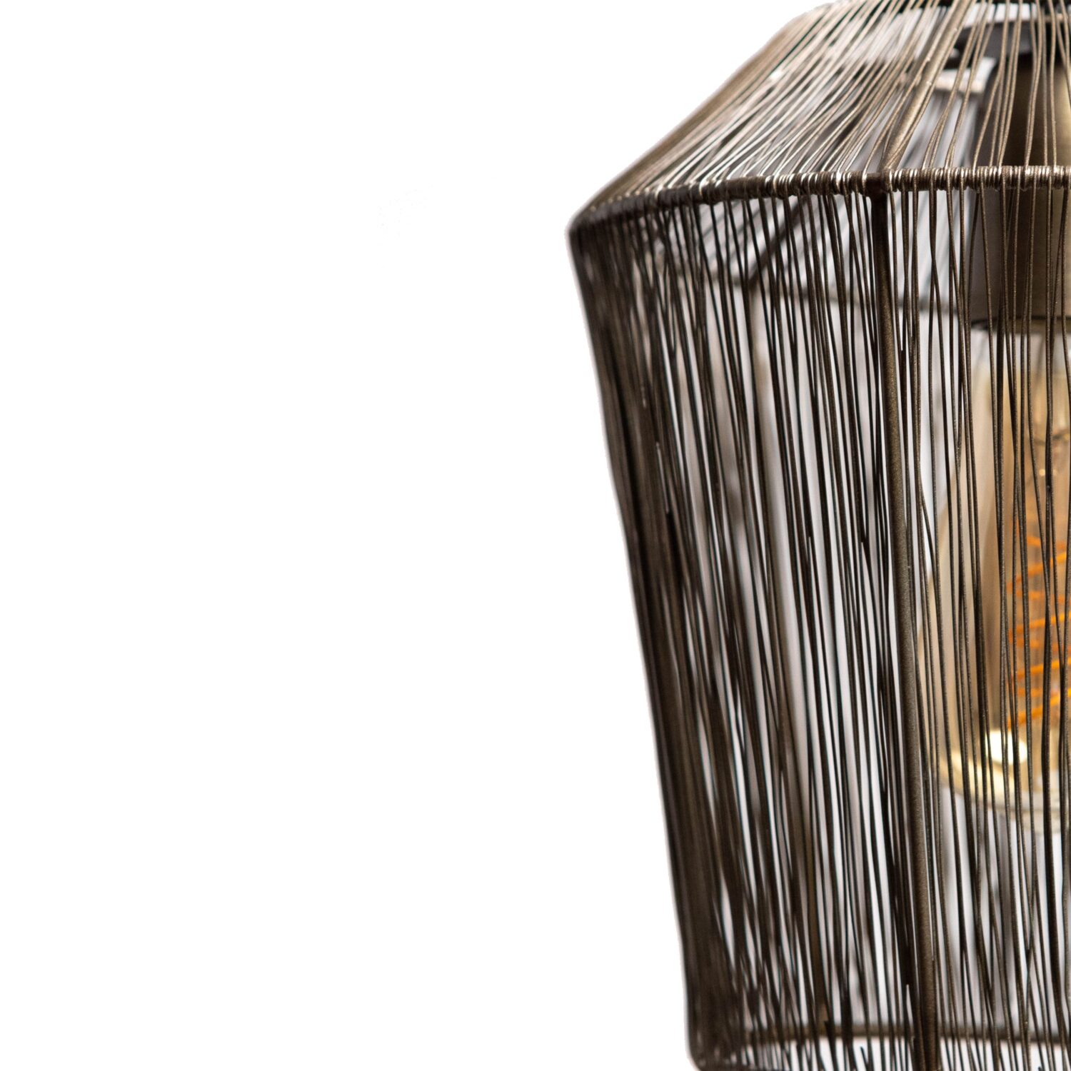 Hanglamp MILA antiek brons Ø22x24cm – Default Title