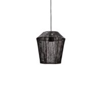 Hanglamp MILA mat zwart Ø33x36cm – Default Title