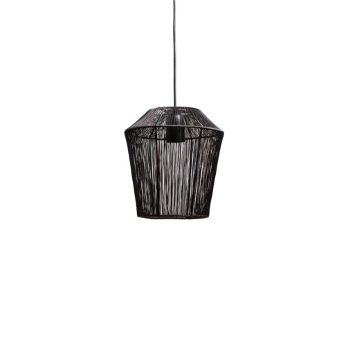 Hanglamp MILA mat zwart Ø33x36cm – Default Title