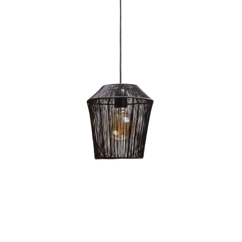 Hanglamp MILA mat zwart Ø33x36cm – Default Title