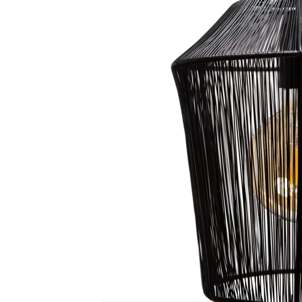 Hanglamp MILA mat zwart Ø33x36cm – Default Title