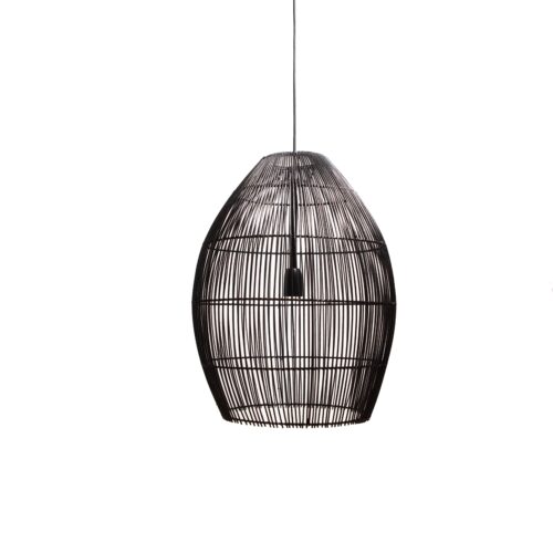 Hanglamp RILEY mat zwart Ø43×55 – Default Title
