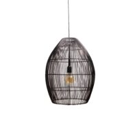 Hanglamp RILEY mat zwart Ø43×55 – Default Title