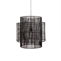Hanglamp BRANDON mat zwart Ø50x50cm – Default Title