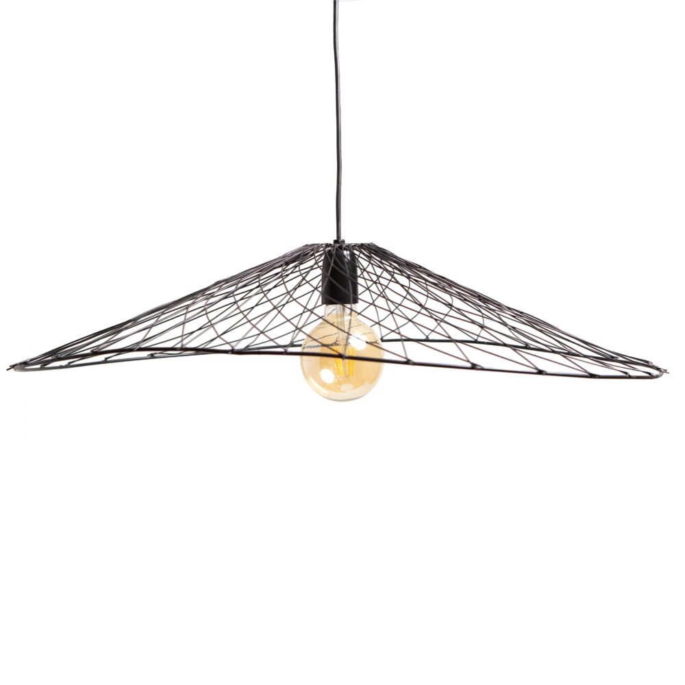 Hanglamp OLIVER mat zwart 70x60x15cm – Default Title