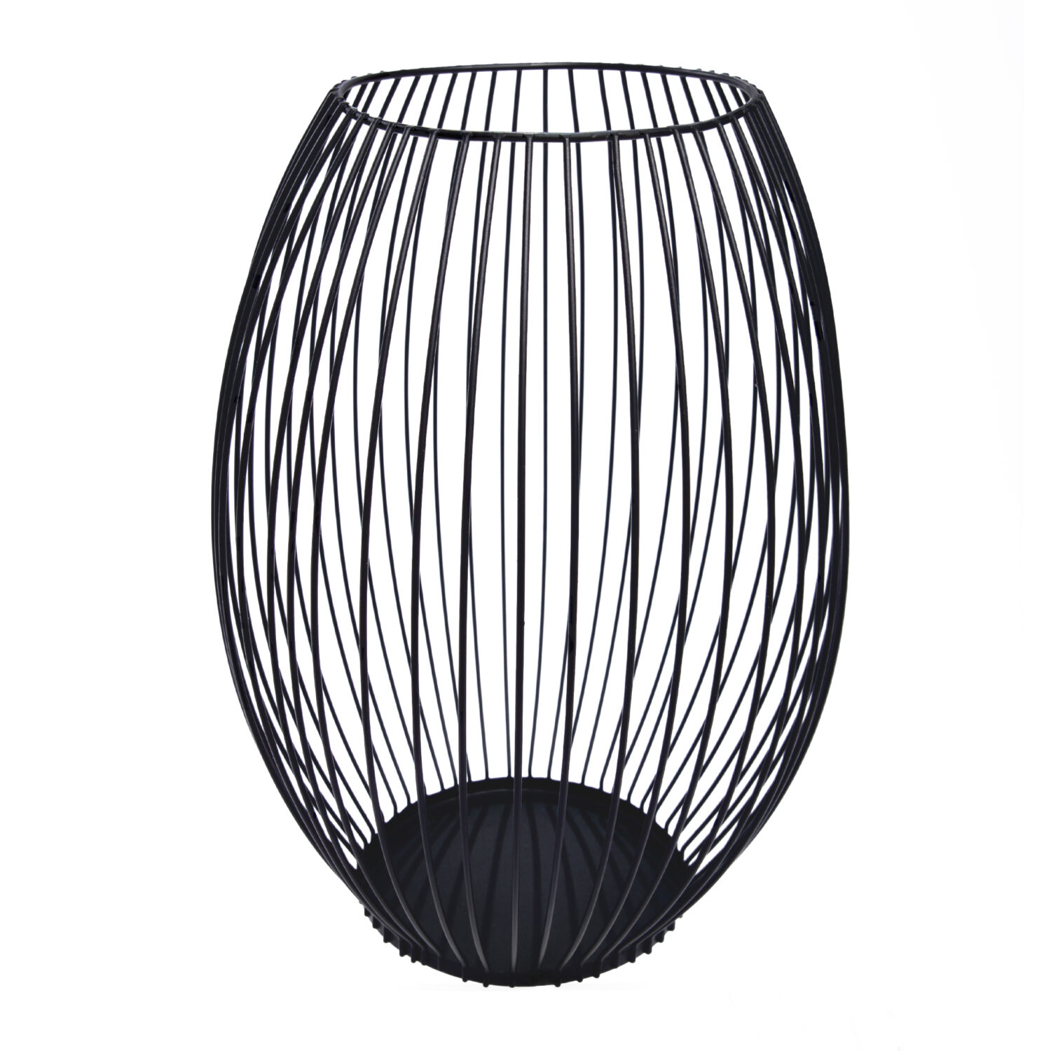 Zwarte kaarsenhouder, kaarsenhouder, QUVIO kaarsenhouder met frame, kaarsenstandaard, zwarte metalen frame, kaarsenhouder van metaal, kaarsenhouder zwart, kaarsenhouder met frame, zij