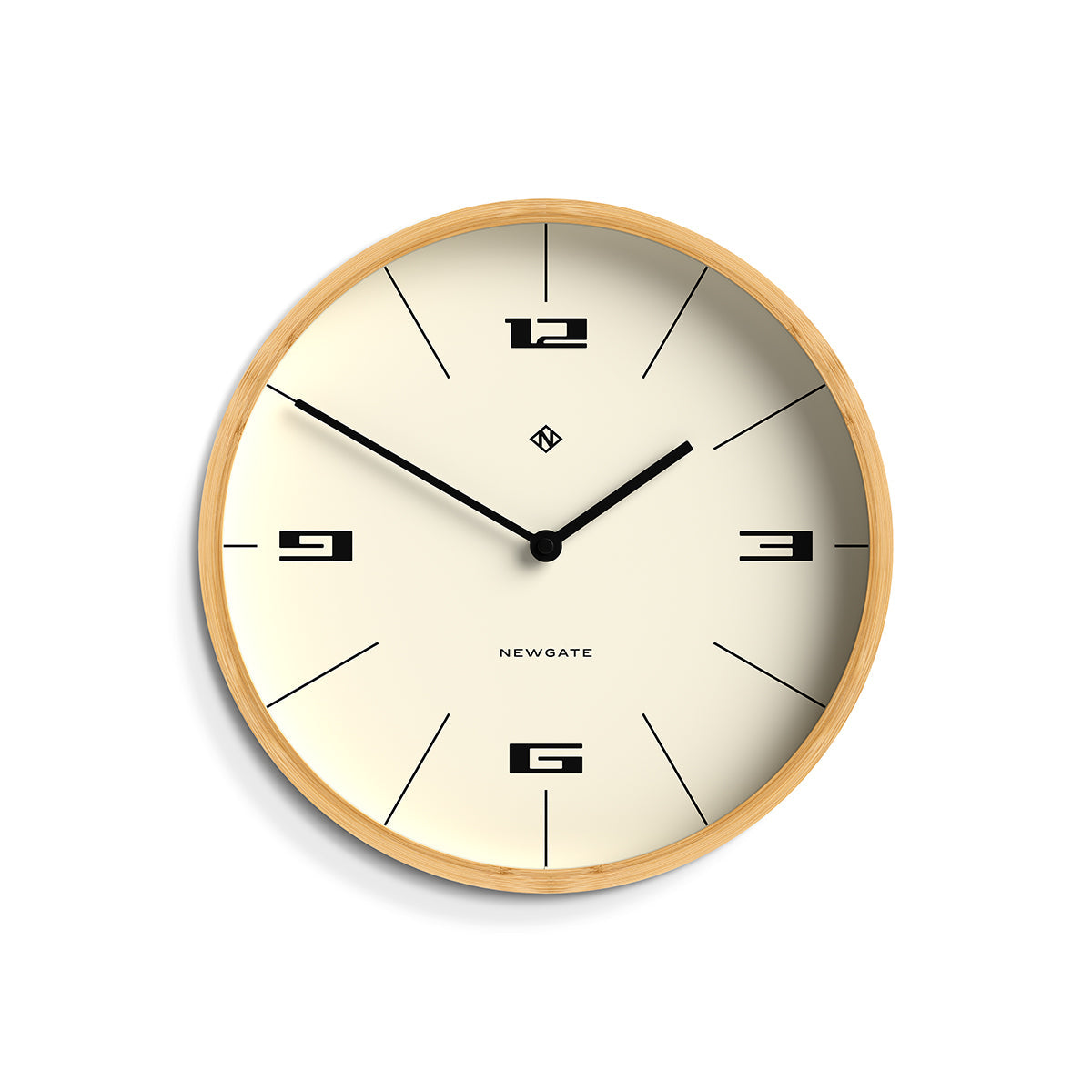 QUVIO 2-zitsbank – Scandinavisch design – Lichtbeige stof – Zwarte metalen poten