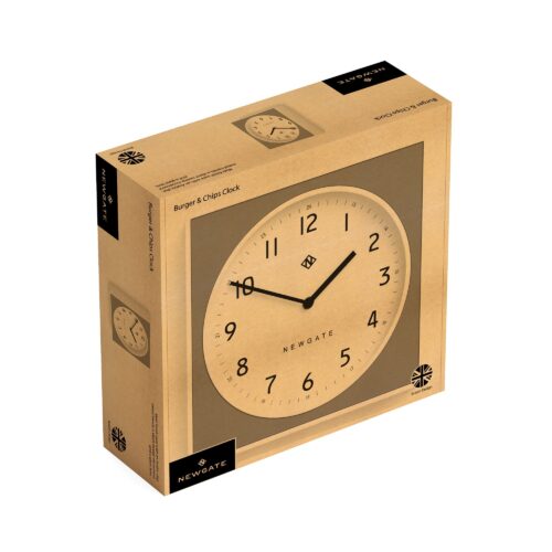 Newgate The Cube Clock – Wit & Rood