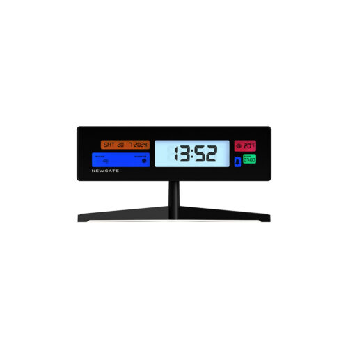 Newgate Supergenius LCD/SUPER1 – Zwart – LCD Wekker