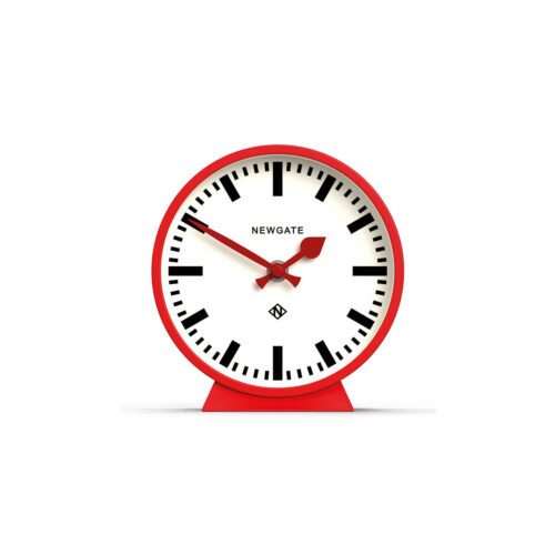 Newgate M Mantel Railway Clock in Red – Default Title