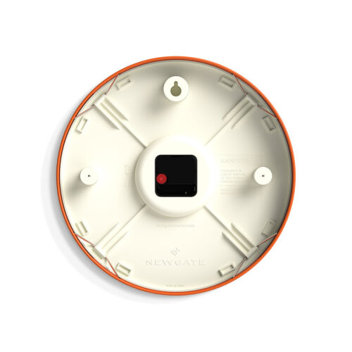 Newgate Radio City Wandklok – Pompoen Oranje – Nummers