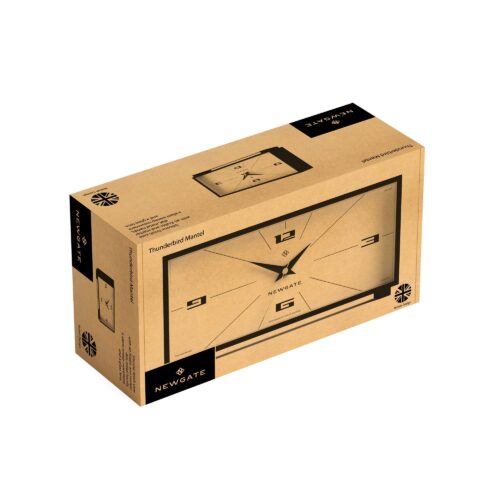 Newgate Thunderbird MAN/THUN201CK – Zwart & Creme – Mantelklok