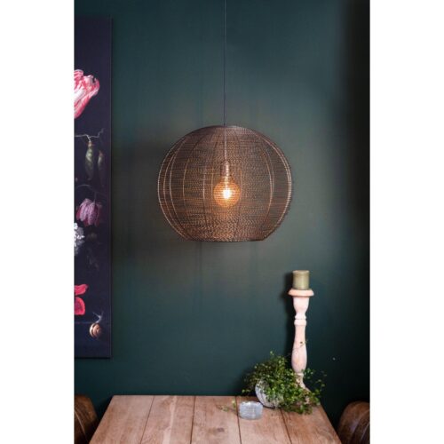 Hanglamp LUCAS antiek brons Ø50x38cm – Default Title