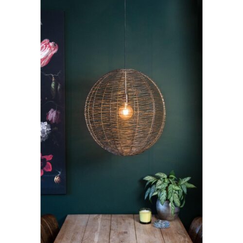 Hanglamp NATHAN antiek brons Ø55x55cm – Default Title