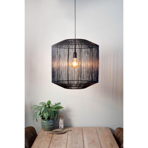 Hanglamp SENNA mat zwart Ø40x43cm – Default Title