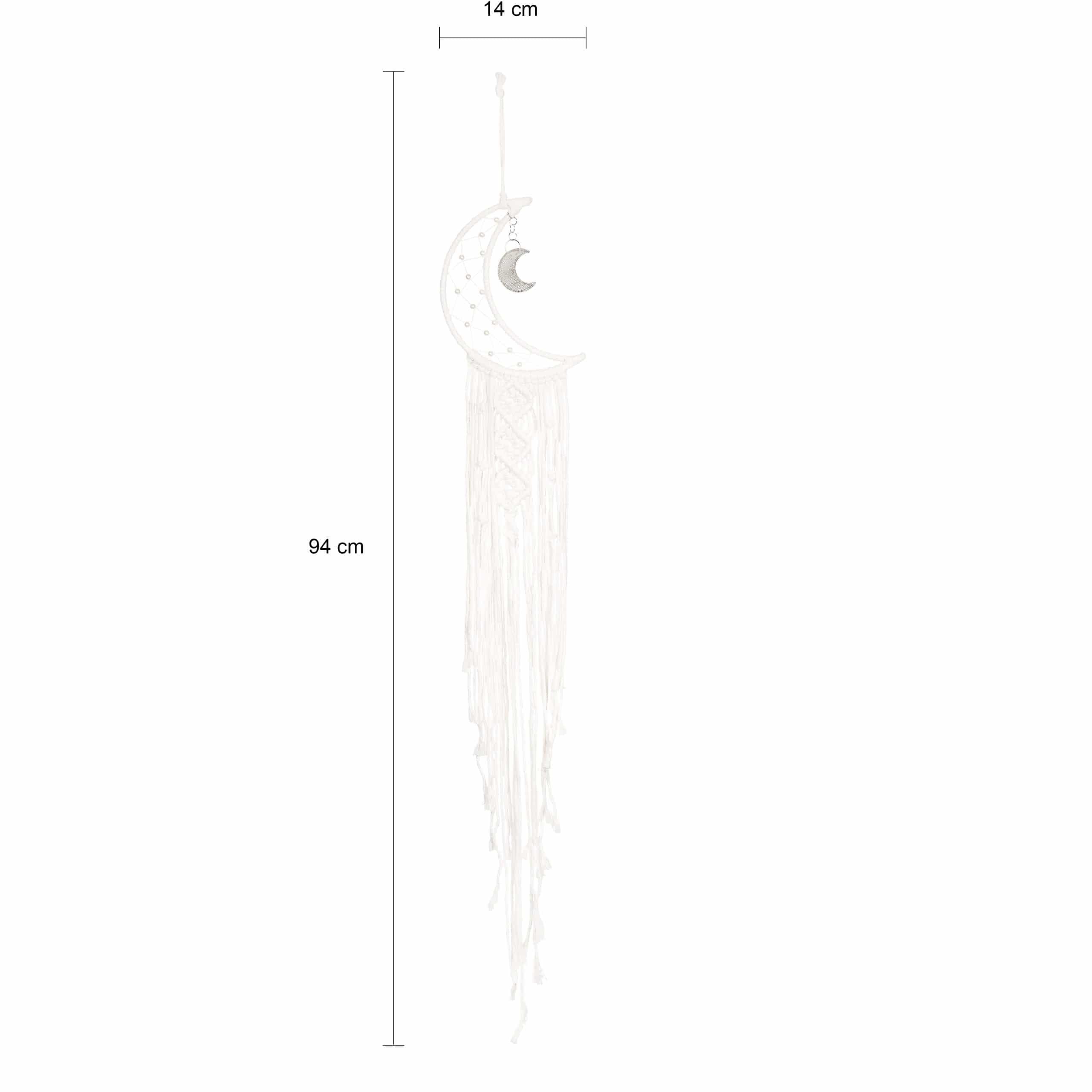 Lengte witte dromenvanger