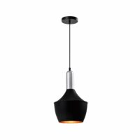 moderne hanglamp zwarte en zilver