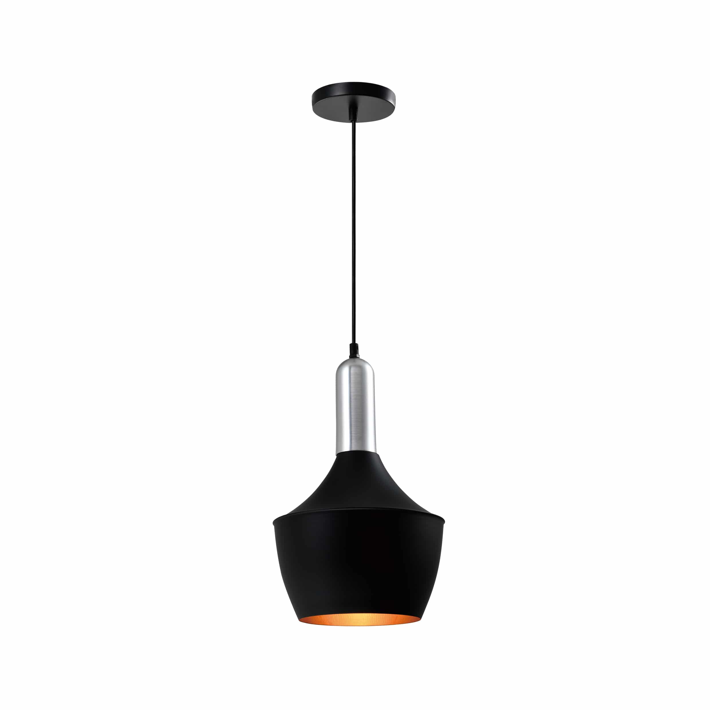 moderne hanglamp zwarte en zilver