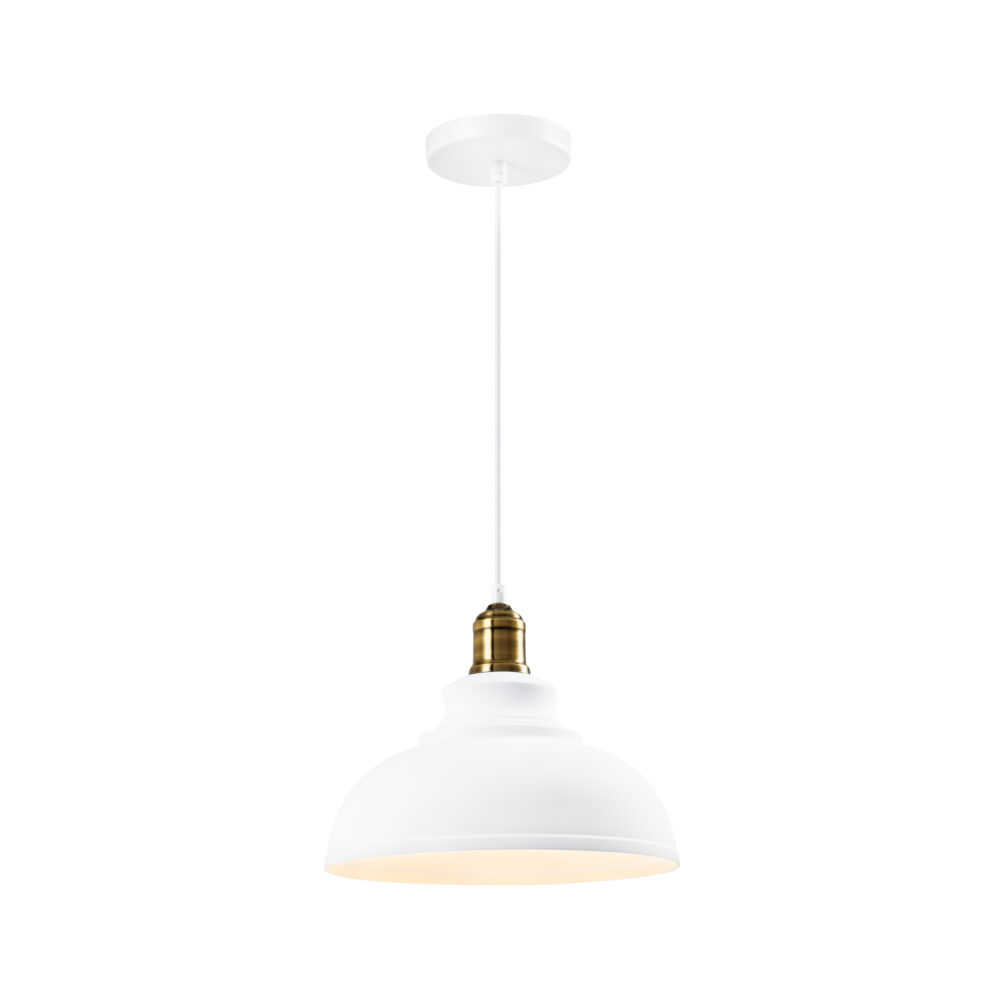 witte hanglamp aluminium