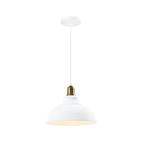 witte hanglamp aluminium