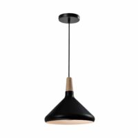Scandinavische hanglamp zwart