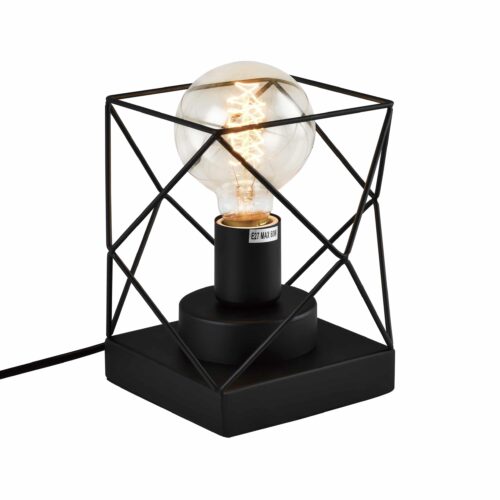 zwarte moderne tafellamp