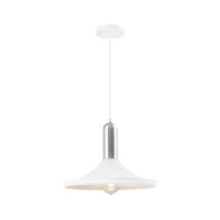 moderne aluminium hanglamp wit 