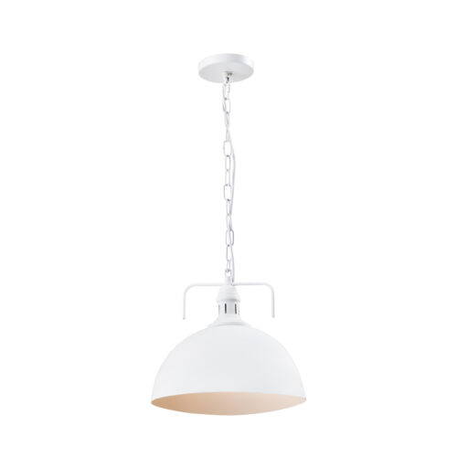 witte industriële hanglamp