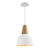 Hanglamp wit bruin