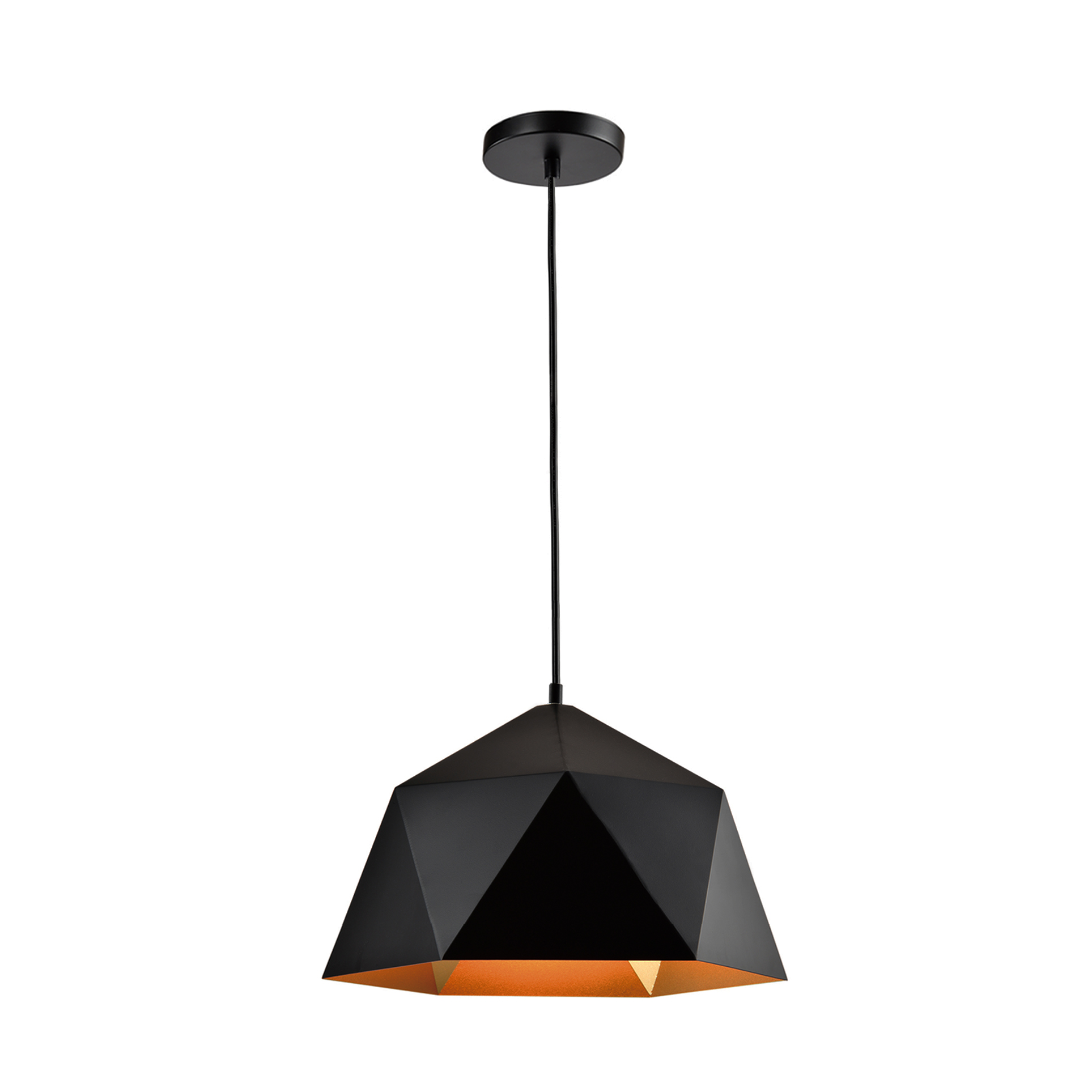 Hanglamp rechthoekig zwart