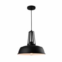 Hanglamp zwart industrieel