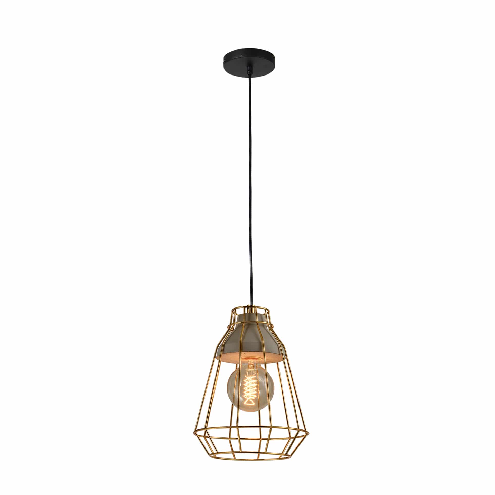 Hanglamp met kooi