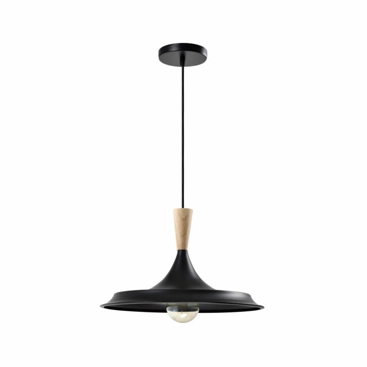 Zwarte retro verlichting
