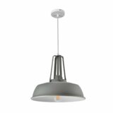 Lamp in een grijs met groende gloed