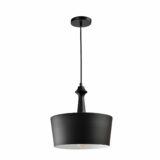 Zwart ronde hanglampen