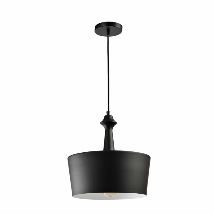 Zwart ronde hanglampen