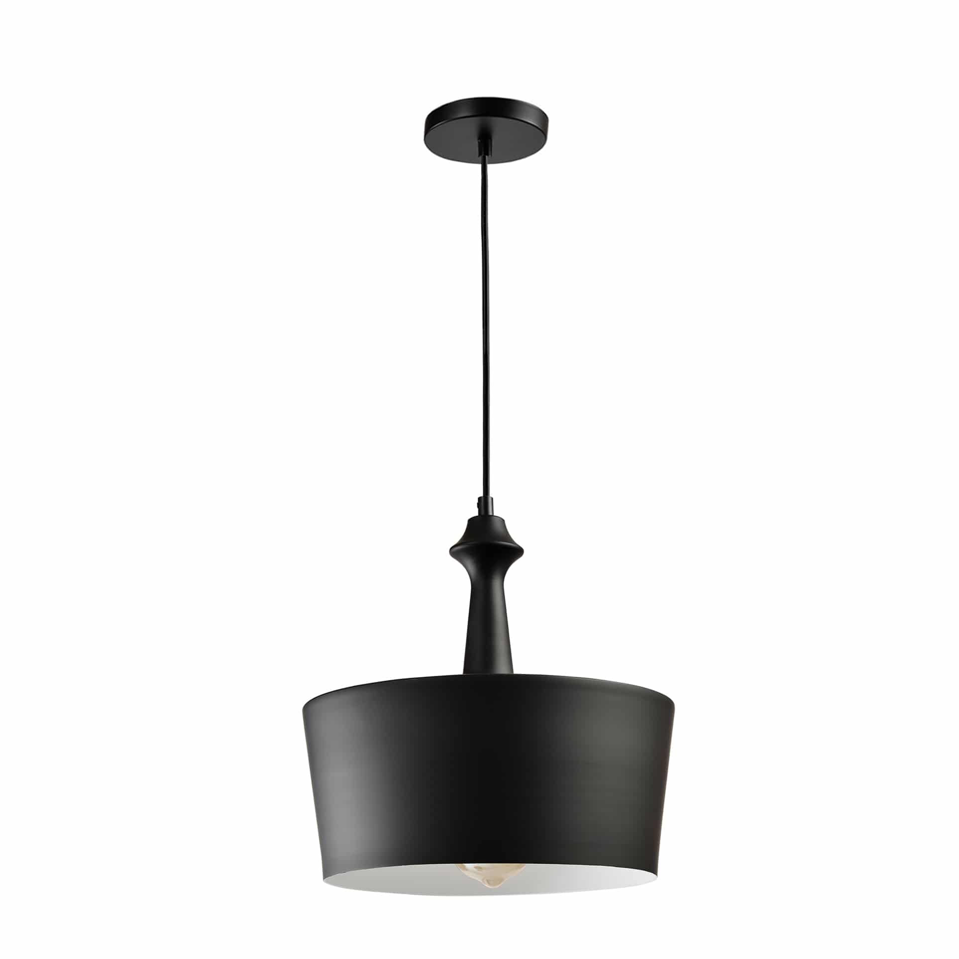 Zwart ronde hanglampen