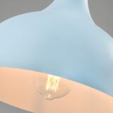 Retro verlichting blauwe kap