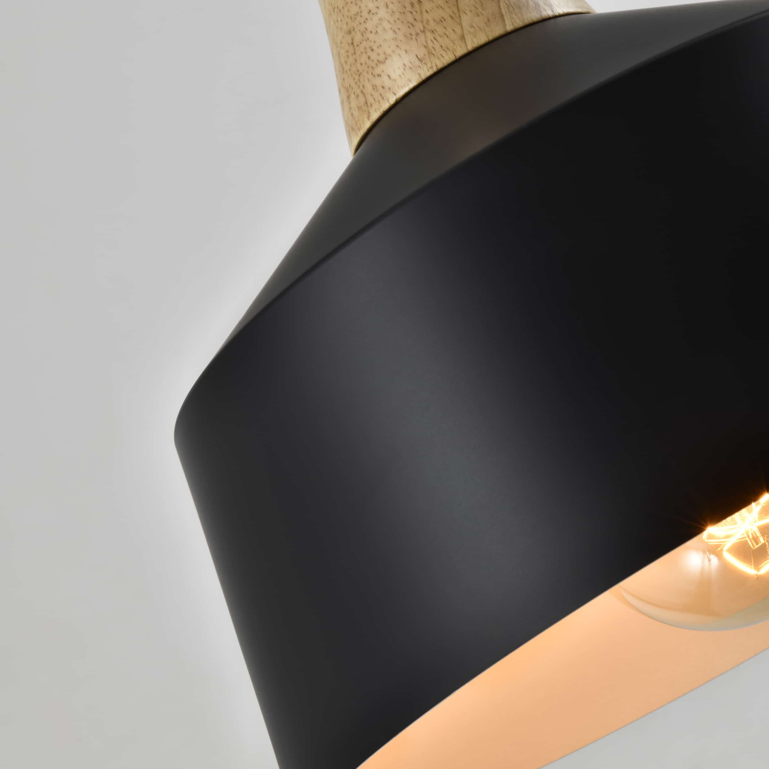 minimalistische zwarte verlichting