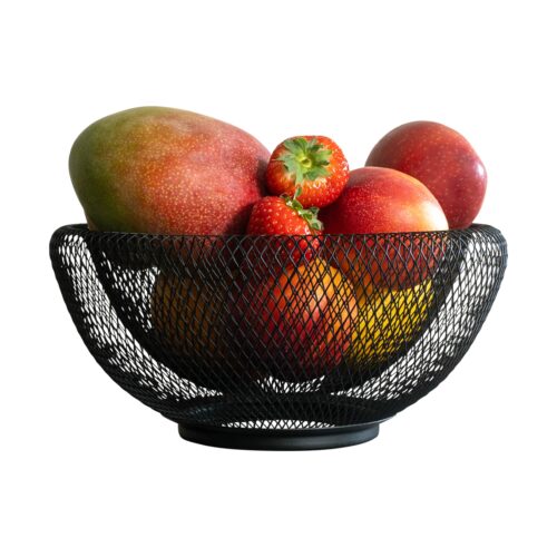 Fruitschaal draadstaal dubbelwandig