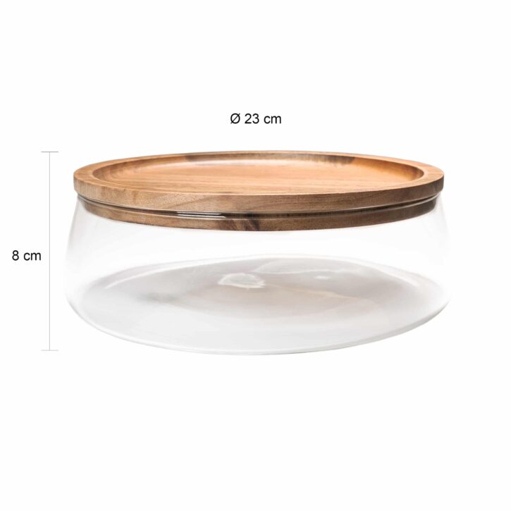 Afmetingen ronde koekentrommel 23 cm diameter