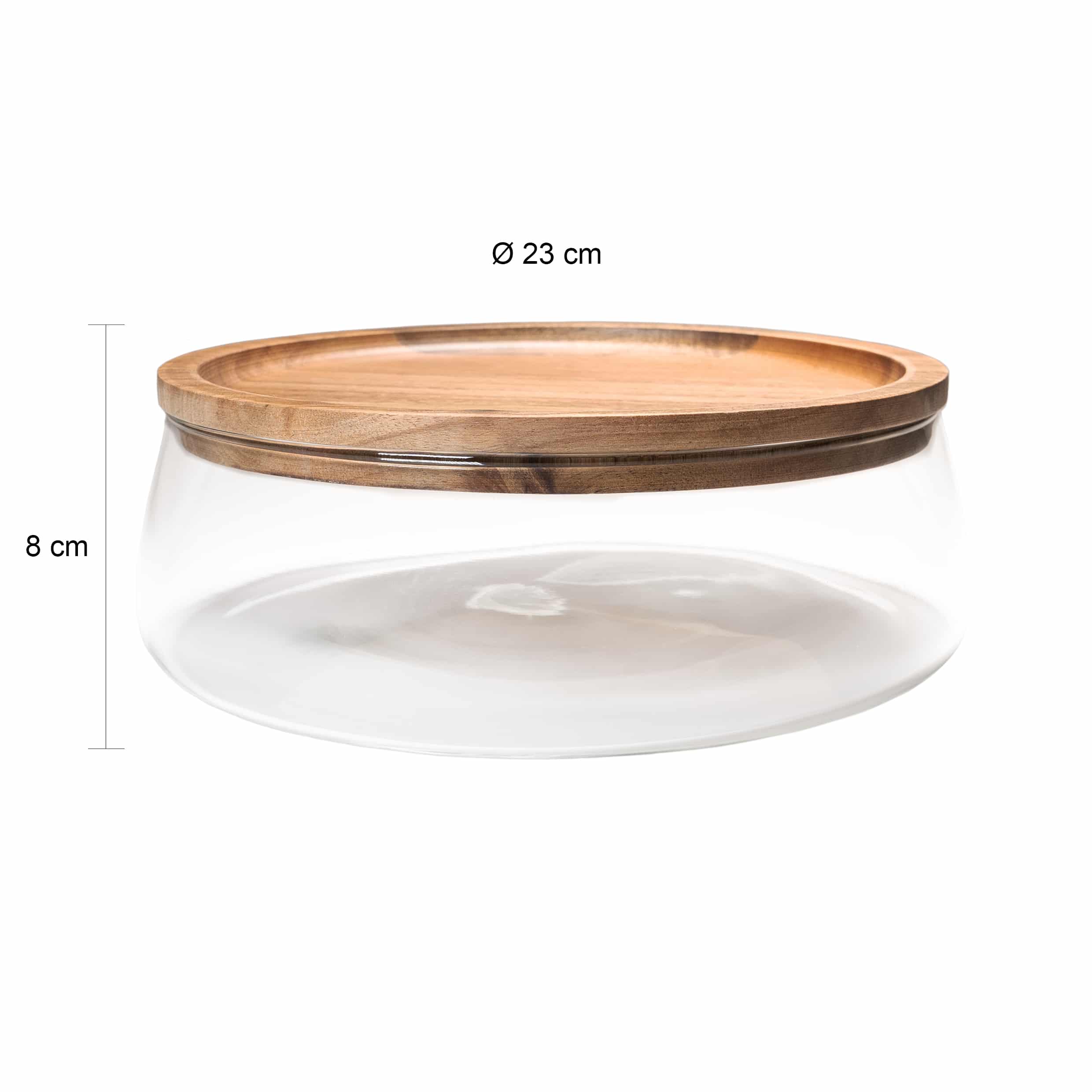 Afmetingen ronde koekentrommel 23 cm diameter